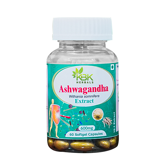 Ashwagandha Extract 600 mg 60 soft gel capsules